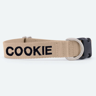 Embroidered Webbing Dog Collar Embroidered Webbing Dog Collar